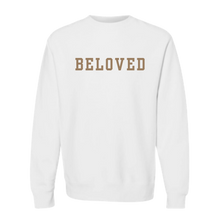 Load image into Gallery viewer, &#39;Beloved&#39; Heavyweight Oversized Crewneck in White
