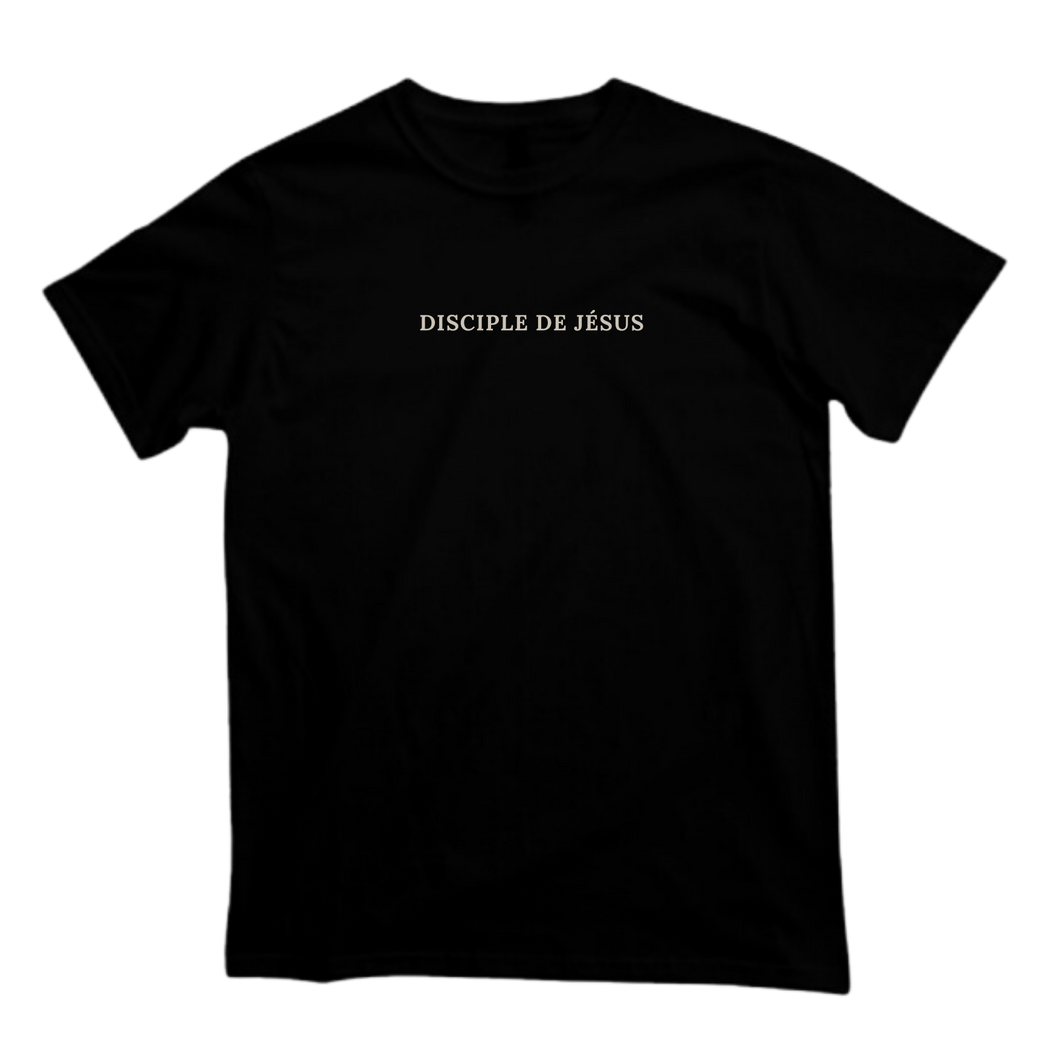 'Disciple de Jésus' T-Shirt in Black