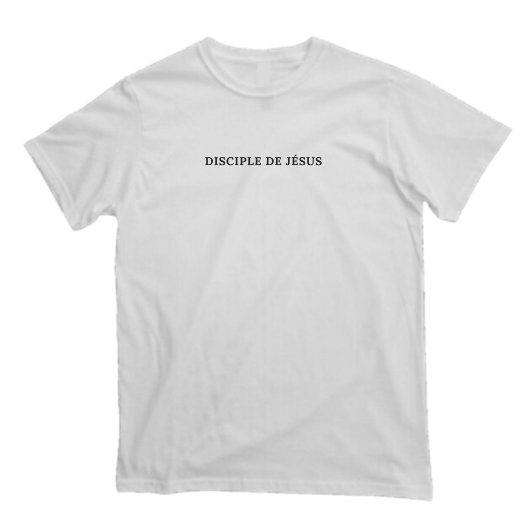 'Disciple de Jésus' T-Shirt in White