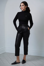 Load image into Gallery viewer, &#39;Cross&#39; Turtleneck in Black
