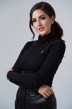 Load image into Gallery viewer, &#39;Cross&#39; Turtleneck in Black

